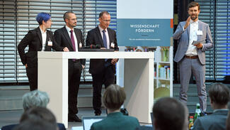 Finale im Förderwettbewerb "Data Literacy Education" am 28. September 2018 in Berlin (Foto: David Ausserhofer)