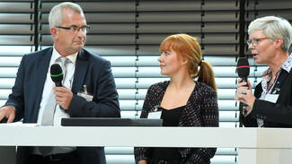 Finale im Förderwettbewerb "Data Literacy Education" am 28. September 2018 in Berlin (Foto: David Ausserhofer)